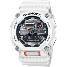 Наручные часы CASIO G-Shock, белый/черный