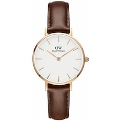 Наручные часы Daniel Wellington Petite, коричневый/золотистый