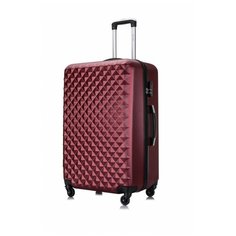 Чемодан Lcase, 48 л, бордовый