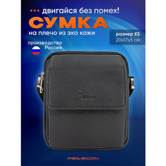 Сумка планшет Pellecon, фактура зернистая, черный