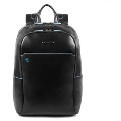 Рюкзак PIQUADRO Blue Square, фактура гладкая, черный