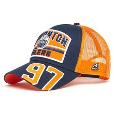 Бейсболка Atributika & Club Edmonton Oilers для мужчин и женщин, размер 55-58, оранжевый
