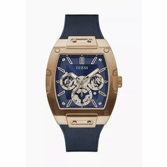 Наручные часы GUESS, золотистый/синий