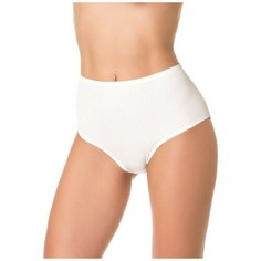 Трусы Dentelle из мягкого перфорированного хлопка, размер 2xl, белый