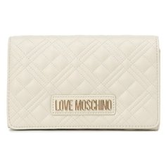 Сумка клатч LOVE MOSCHINO, молочно-бежевый