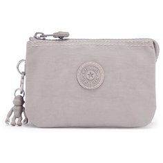 Косметичка Kipling, 5х9.5х14.5 см, , серый