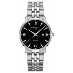 Наручные часы Certina Urban, черный/серебряный