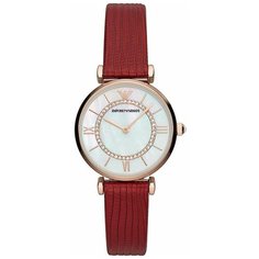 Наручные часы EMPORIO ARMANI Gianni T-Bar, красный/золотой