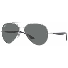 Солнцезащитные очки Ray-Ban, серебряный/темно-серый
