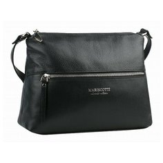 Сумка планшет Franchesco Mariscotti комфортная кроссбоди, фактура гладкая, зернистая, матовая, черный