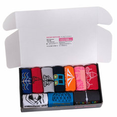 Носки MoscowSocksClub, комплект, 10 пар, размер 23-25 (36-39), разноцветный