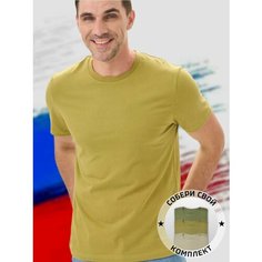 Футболка Uzcotton Premium, размер 42-44\XS, хаки