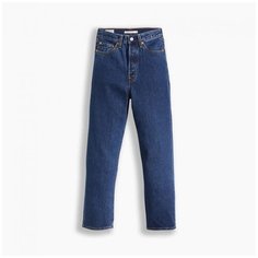 Джинсы Levis Ribcage Straight, размер 28/27, темно-синий Levis®