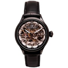 Наручные часы Carl von Zeyten Skeleton, черный