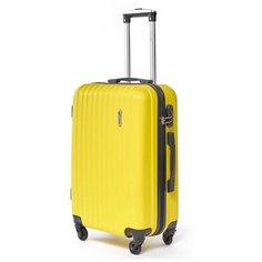 Чемодан Lcase Krabi, 50 л, размер M, желтый