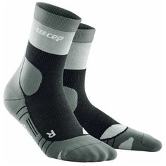 Гольфы Cep Merino Compression Socks, размер ll, черный/серый
