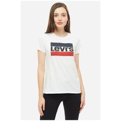 Футболка Levis Women The Perfect Tee, размер L, белый Levis®