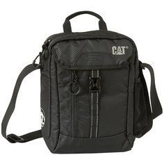 Сумка планшет Caterpillar Urban Mountaineer, фактура тиснение, черный