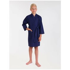 Халат BIO-TEXTILES, размер 36, темно-синий
