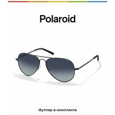 Солнцезащитные очки Polaroid, серый..