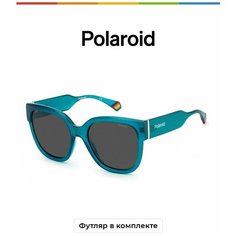 Солнцезащитные очки Polaroid, бирюзовый