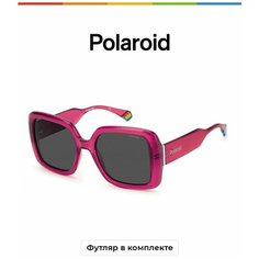 Солнцезащитные очки Polaroid, бордовый