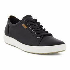 Кеды ECCO SOFT 7 W, полнота F (EU)/ на среднюю стопу, размер 38, чёрный