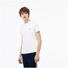 Футболка LACOSTE, размер Т5, белый/зеленый