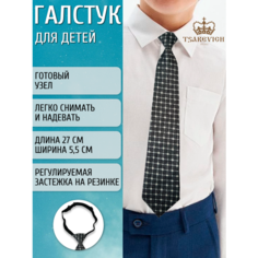 Галстук Tsarevich, серый