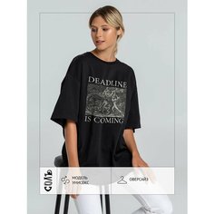 Футболка Соль, размер 48-50, черный Sol