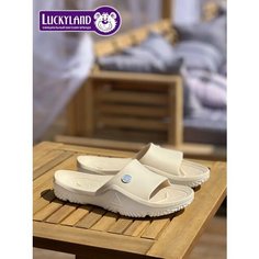 Шлепанцы LuckyLand, размер 40, бежевый