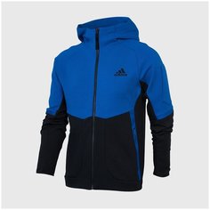 Толстовка adidas Designed For Gameday Full Zip Hoodie, размер L, , синий