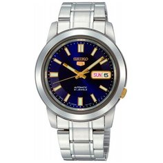 Наручные часы SEIKO SEIKO 5, серебряный/синий