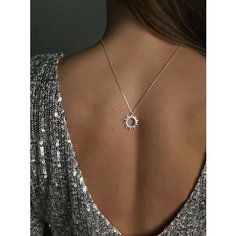 Колье LU Jewel, серебро, 925 проба, длина 40 см., серебристый