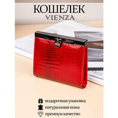 Кошелек VIENZA, фактура под рептилию, red