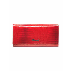 Кошелек VIENZA, фактура под рептилию, red