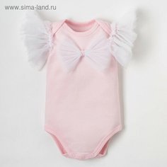 Боди Крошка Я, размер 86-92, розовый