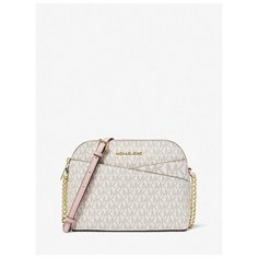 Сумка кросс-боди MICHAEL KORS, фактура гладкая, зернистая, молочный