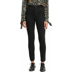 Джинсы скинни Levis 721 HIGH RISE SKINNY, размер 23/28, черный Levis®