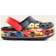 Шлепанцы Crocs Fun Lab Disney and Pixar Cars, размер 24/25, black