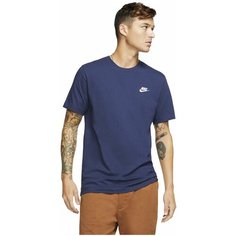 Футболка NIKE NSW CLUB TEE, 1 шт., размер XL, cиний