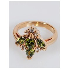 Кольцо Lotus Jewelry, перидот, размер 17, желтый