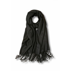 Палантин Cashmere для женщин,200х70 см, черный