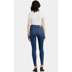 Джинсы зауженные Levis Women Mile High Super Skinny Jeans, размер 30/34, синий Levis®