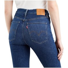 Джинсы зауженные Levis Women Mile High Super Skinny Jeans, размер 28/34, синий Levis®