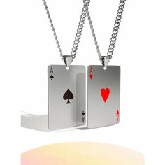 Колье Caroline Jewelry, эмаль, кристалл, длина 59 см, серебряный, черный, красный