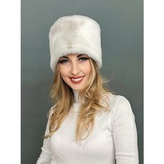 Шапка МОРОЗКО Шапка-кубанка от бренда "Шубы из экомеха "Морозко" для женщин, размер 56-58, серый