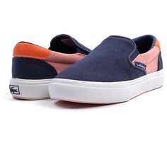 Слипоны LACOSTE, размер 115, , синий/розовый