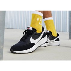 Кроссовки NIKE Nike Waffle Debut, полнота F, размер 10,5 US, черный