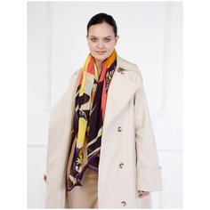 Платок ELEGANZZA для женщин,110х110 см, оранжевый
